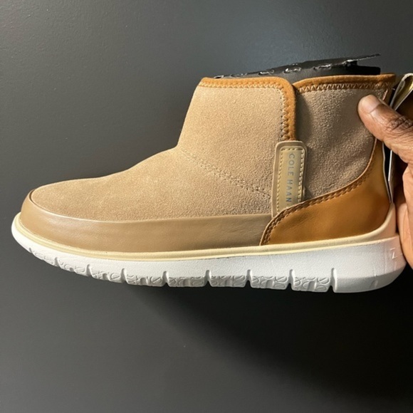 Cole haan zerogrand water resistant wr birch suede bootie - Picture 8 of 11